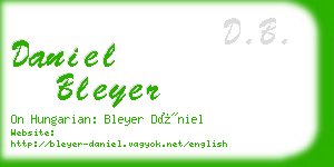 daniel bleyer business card